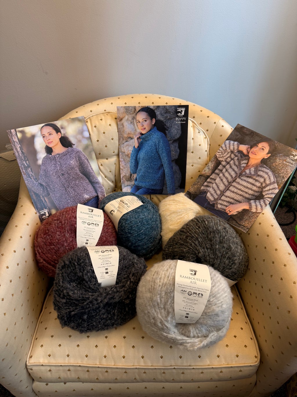 Rambouillet Air yarn