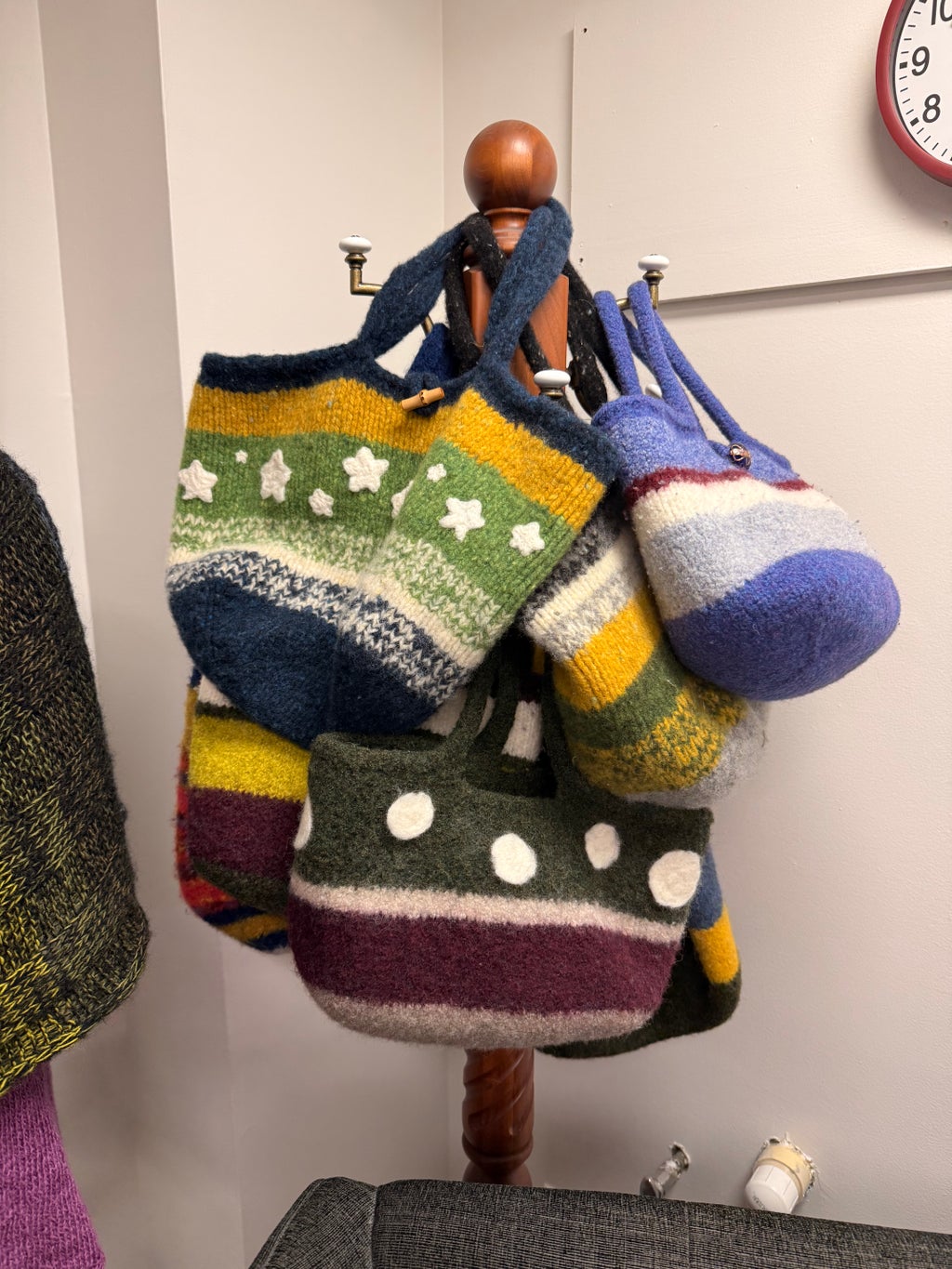 Another Felted Bag class with David