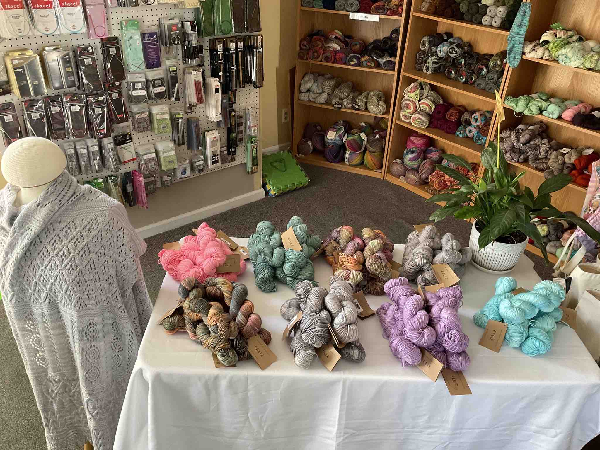 Dayton Knitting Guild visiting Wooly Bully